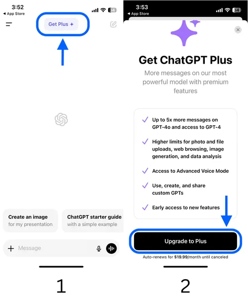 خرید اشتراک ChatGPT Plus