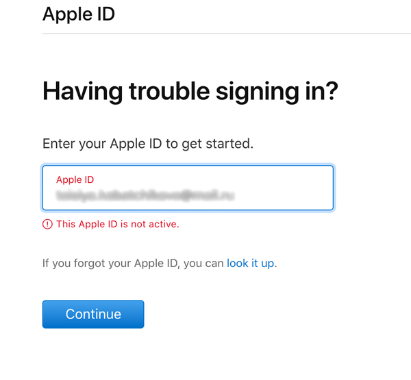 رفع خطای This Apple ID is not active